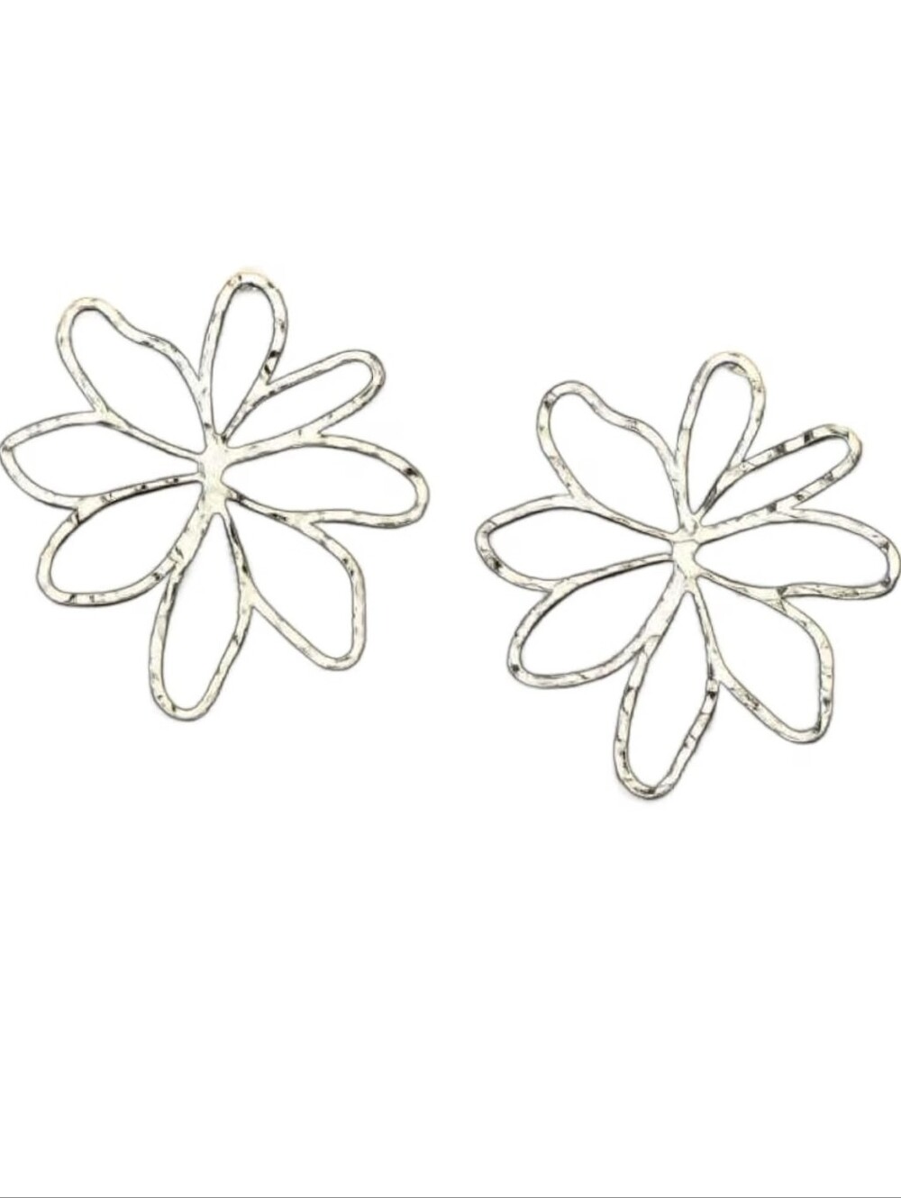 Stud Earrings For Women Hollow Flower Personality Exaggerated Ear Accessories